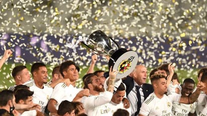 കൊവിഡ് തിരിച്ചടികളില് പതറാതെ റയല്; പണത്തിളക്കത്തിലും ചാമ്പ്യന്മാര്