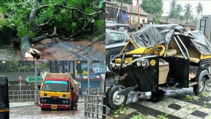 വടക്കൻ കേരളത്തിൽ കനത്ത മഴ; പലയിടത്തായി വീടുകളും വാഹനങ്ങളും തകർന്നു