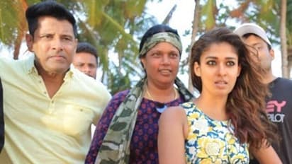 இருமுகன் ஷூட்டிங் ஸ்பாட்டில் நயன் - விக்ரம் நடித்த லூட்டி! போட்டோ கேலரி!