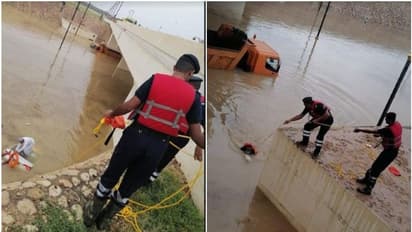 ദോഫാറില് കനത്ത മഴ; വാഹനങ്ങളില് കുടുങ്ങിയ മൂന്ന് പേരെ രക്ഷപ്പെടുത്തി