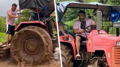 ট্রোলের সাফ জবাব, ট্রাক্টর চালিয়ে চাষ করছেন সলমন, ভাইরাল ভিডিও