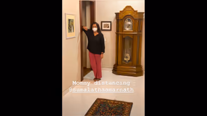 ಕ್ವಾರೆಂಟೈನಲ್ಲಿರೋ ಸುಮಲತಾ ಫೋಟೋ ಶೇರ್ ಮಾಡಿದ ಅಭೀಷೇಕ್