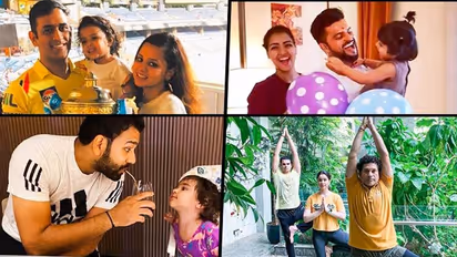Indian cricketers and their adorable children who are big hit on social media
