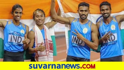 ಏಷ್ಯನ್‌ ಗೇಮ್ಸ್‌ನಲ್ಲಿ ಬೆಳ್ಳಿ ಗೆದ್ದ ಭಾರತದ ಮಿಶ್ರ ರಿಲೇ ತಂಡಕ್ಕೀಗ ಚಿನ್ನದ ಭಾಗ್ಯ..!