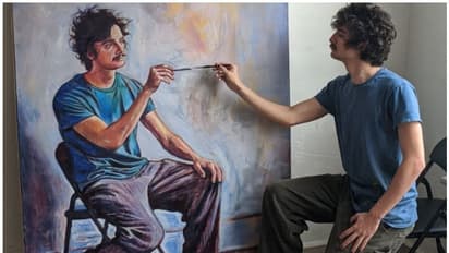 ചിത്രത്തിനുള്ളില്‍ ചിത്രം, അതിനുള്ളില്‍ വേറൊന്ന്, പിന്നെയുമൊന്ന്; അമ്പരപ്പിച്ച് ചിത്രകാരന്‍