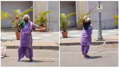 'കൊച്ചുമക്കൾ വിശന്നിരിക്കുന്നത് കാണാൻ വയ്യ'; വടിചുഴറ്റി അഭ്യാസപ്രകടനം നടത്തി 85കാരിയായ വയോധിക; വൈറലായി വീഡിയോ