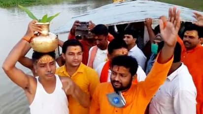 অযোধ্যায় রাম মন্দিরের ভূমি পুজোর জল গেল হুগলির ত্রিবেণী থেকে