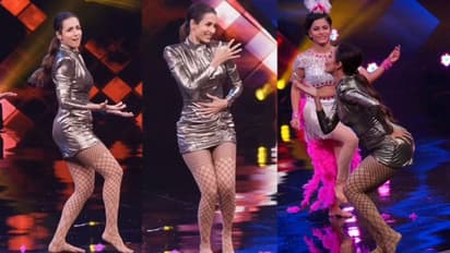 Ex सास के गाने पर जमकर नाची मलाइका अरोड़ा, डार्क सिल्वर कलर की ड्रेस में दिखाए बेहतरीन डांस मूव्स