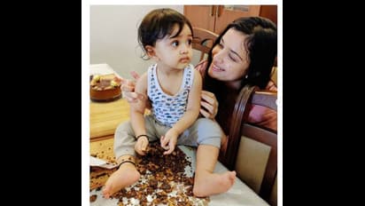 ನಟಿ ಶ್ವೇತಾ ಚಂಗಪ್ಪ ಪುತ್ರ ಜಿಯಾನ್‌ ತುಂಟಾಟ; ಅಮ್ಮನಿಗೆ ಡಬಲ್ ಕೆಲಸ!