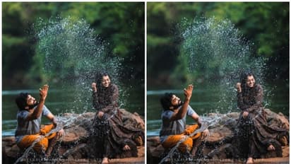 മണിമലയാറില്‍ മനോഹരമായ ഒരു പോസ്റ്റ് വെഡ്ഡിംഗ് ഫോട്ടോഷൂട്ട്, ശ്രദ്ധ നേടി മീര അനിലിന്റെ ചിത്രങ്ങള്‍