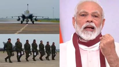 രാജ്യരക്ഷക്ക് സമാനമായി മറ്റൊന്നുമില്ലെന്ന് പ്രധാനമന്ത്രി, റഫാൽ വിമാനങ്ങൾക്ക് ഇന്ത്യയിൽ വൻ വരവേൽപ്പ്