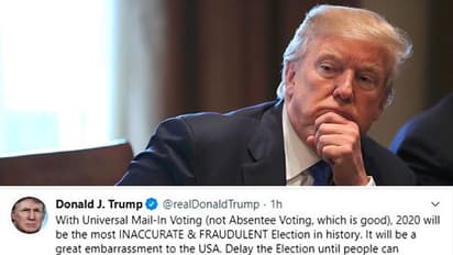 মার্কিন নির্বাচন নিয়ে জোর খবর, গভীর উদ্বেগে ভোট পিছোনোর আহ্বান জানালেন ট্রাম্প