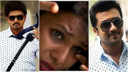 எனக்கு ஏதாவது நடந்தால் விஜய், சூர்யா தான் பொறுப்பு... ஆபாச மெசெஜ்களால் அலறும் மீரா மிதுன்...!