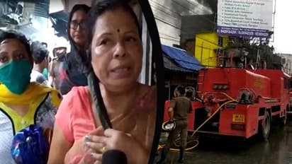 মধ্য়রাতের আগিনের লেলিহান শিখা, পুড়ে খাক বারুইপুরের কাপড়পট্টি, দেখুন ভিডিও