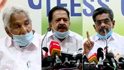 എന്നെ മാത്രം പഴിക്കരുതെന്ന് മുല്ലപ്പള്ളി, തോൽവിയുടെ ഉത്തരവാദിത്തം ഏറ്റെടുക്കുന്നുവെന്ന് ഉമ്മൻ ചാണ്ടി