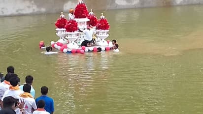 ಸಿದ್ಧಾರೂಢ ಮಠದಲ್ಲಿ ಸರಳವಾಗಿ ಜರುಗಿದ ತೆಪ್ಪೋತ್ಸವ