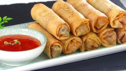 কম খরচে সুস্বাদু স্ন্যাকস, ঝটপট তৈরি হবে চিকেন স্প্রিং রোল