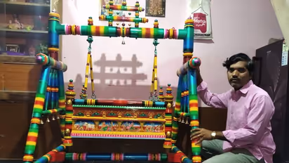 ಧಾರವಾಡ: ಮಾಜಿ ಸಚಿವ ಜನಾರ್ದನ್‌ ರೆಡ್ಡಿ ಮೊಮ್ಮಗಳಿಗೆ ಕಲಘಟಗಿ ತೊಟ್ಟಿಲು..!