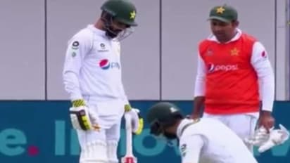 ಚಾಂಪಿಯನ್ಸ್ ಟ್ರೋಫಿ ಗೆಲ್ಲಿಸಿಕೊಟ್ಟ ನಾಯಕನೀಗ ಕೈಯಲ್ಲಿ ಶೂ ಹಿಡಿದು ವಾಟರ್ ಮ್ಯಾನ್..!