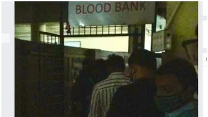 അര്ധരാത്രിയും രക്തബാങ്കിന് മുന്നില് കരുതലിന്റെ ക്യൂ