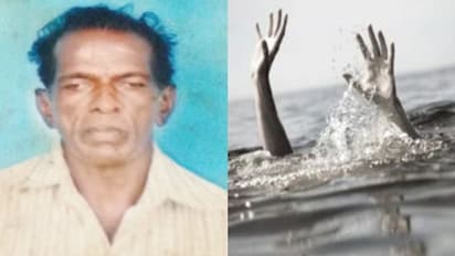 പാടത്തെ വെള്ളക്കെട്ടിൽ വള്ളം മറിഞ്ഞ് വയോധികൻ മരിച്ചു