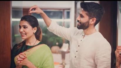 சட்டையை கழட்டி அந்த இடத்தில் குத்தியிருக்கும் டாட்டூ தெரிய போஸ் கொடுத்த சமந்தா... தாறுமாறு வைரலாகும் போட்டோஸ்!