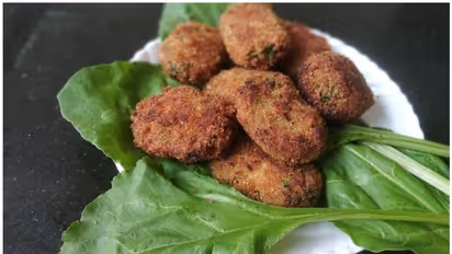 ചീര കൊണ്ട് കട്ലറ്റ് ഉണ്ടാക്കി നോക്കിയാലോ...