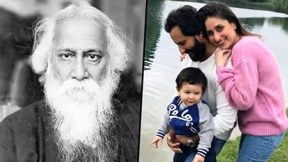 Here's how Kareena Kapoor- Saif Ali Khan's son Taimur Ali Khan related to Rabindranath Tagore
