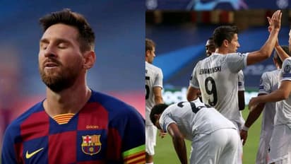 নিস্প্রভ মেসি, ৮-২ ফলে বায়ার্নের কাছে লজ্জার হার বার্সার