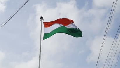 National flag hoisted at height of more than hundred feet on Independence day BTG