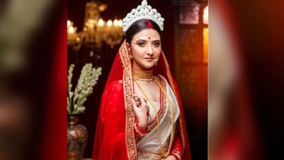 কনের সাজে 'শুভদৃষ্টি'র নায়িকা ঐশ্বর্য, সাবেকিয়ানার ছোঁয়াতেই ভক্তদের কৌতুহল