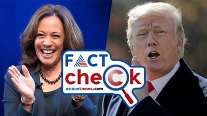 കമലാ ഹാരിസിനെതിരെ ഇന്ത്യന് ബന്ധം ചൂണ്ടിക്കാട്ടി ട്രംപിന്റെ പെരുംനുണ