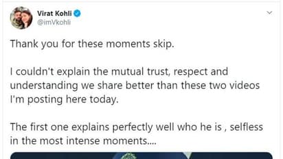 Virat Kohli speaks on ‘selfless’ MS Dhoni, their friendship, 2 memorable matches