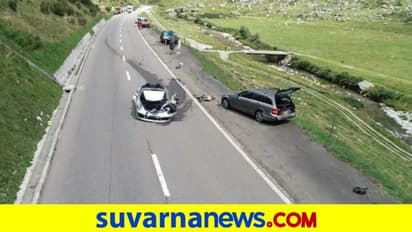 ಮರ್ಸಿಡಿಸ್, ಬುಗಾಟ್ಟಿ, ಪೋರ್ಷೆ ಕಾರು ಡಿಕ್ಕಿ: 30 ಕೋಟಿ ರು. ನಷ್ಟ!