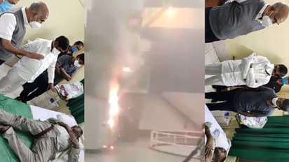 శ్రీశైలం జల విద్యుత్కేంద్రంలో భారీ అగ్ని ప్రమాదం: మంటల్లో 9 మంది