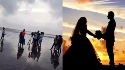 കൊവിഡിനിടെ ബീച്ചില് പ്രീ വെഡ്ഡിംഗ് ഫോട്ടോഷൂട്ട്; സ്ത്രീകള് ഉള്പ്പെടെ 17 പേര്ക്കെതിരെ കേസ്