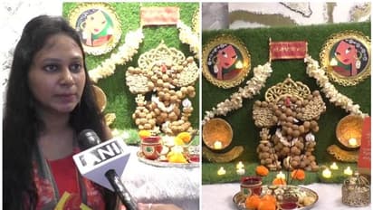 511 ഡ്രൈ ഫ്രൂട്ട്സ് ഉപയോ​ഗിച്ച് വിനായക പ്രതിമ; കൊവിഡ് രോ​ഗികൾക്ക് പ്രസാദമായി നൽകാൻ ഡോക്ടർ നിർമ്മിച്ചത്..