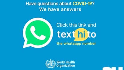 இனி வதந்திகளுக்கு முற்றுப்புள்ளி... உலக சுகாதார நிறுவனம்( WHO) வாட்ஸ்அப் குழுவில் தமிழ் அறிமுகம்..!