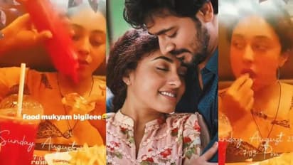 ഗർഭിണിയായ ഭാര്യക്ക് ഈ ഭക്ഷണം മുഖ്യം; ഇഷ്ടഭക്ഷണം കഴിക്കുന്ന പേളിയുടെ വീഡിയോയുമായി ശ്രീനിഷ്