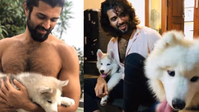 സ്റ്റോം ദേവരകൊണ്ടയും ചെസ്റ്ററും; 'ചില്ലിംഗ്' പടവുമായി വിജയ് ദേവരകൊണ്ട...