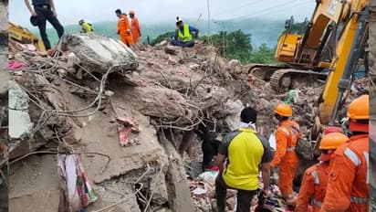 రాయ్ఘడ్లో విరిగిపడిన కొండచరియలు: 32 మంది మృతి