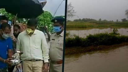 পরিস্থিতি হাতের বাইরে যাচ্ছে না তো, ড্রোন উড়িয়ে নজরদারি করলেন জেলাশাসক