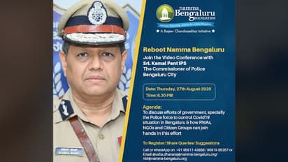 Reboot Namma Bengaluru: Police commissioner interacts with RWAs on ways to control COVID-19 spread