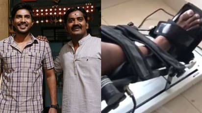 காமெடி நடிகர் கருணாகரன் காலில் அடிபட்டது எப்படி?... வீடியோ வெளியிட்டு சந்தேகத்தை கிளப்பிய விஷ்ணு விஷால்...!