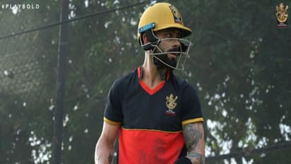 অনুশীলন শুরু করল আরসিবি, নেটে দুরন্ত ব্যাটিং বিরাট কোহলির