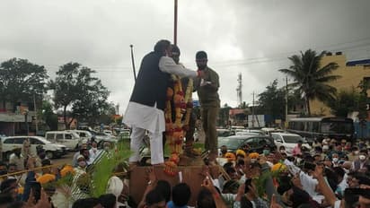 ರಾಯಣ್ಣ ಪ್ರತಿಮೆ ವಿವಾದ ಇತ್ಯರ್ಥಗೊಳ್ಳುತ್ತಿದ್ದಂತೆಯೇ ಬೆಳಗಾವಿಗೆ ಮಂತ್ರಿಗಳ ದಂಡು