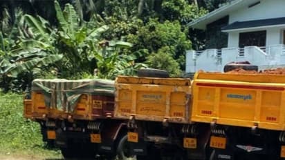 അനധികൃത കുന്നിടിക്കലും മണൽ കടത്തും; എട്ട് ടിപ്പർ ലോറികള് പിടിച്ചെടുത്തു