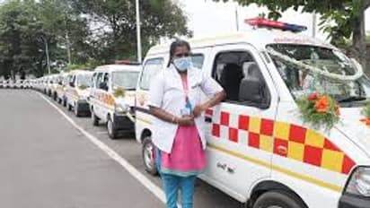108 ஆம்புலன்ஸ் டிரைவர் வீரலட்சுமிக்கு குவியும் பாரட்டுக்கள்.! முதல் பெண் ஓட்டுனர் ...!