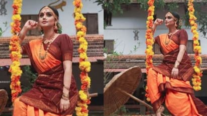 'ഓലക്കുടയും ചൂടി മാവേലിയെ കാത്ത്' ഓണം സ്പെഷ്യല് ഫോട്ടോഷൂട്ടുമായി ലക്ഷ്മി നക്ഷത്ര