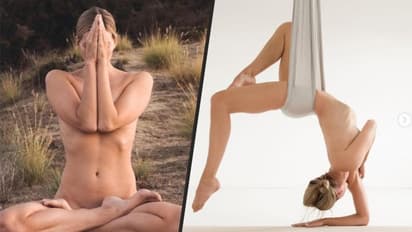 ಫೋಟೊಗಳಿಂದಾನೇ  ಇಂಟರ್ನೆಟ್‌ಗೆ ಬೆಂಕಿ ಹಚ್ಚಿದ 'ನ್ಯೂಡ್ ಯೋಗ ಗರ್ಲ್' !